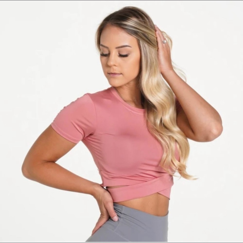 BRAND NEW NVGTN Dusty Rose Crossbody Tee